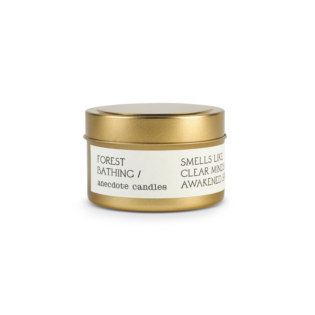 Forest Bathing (Green Tea & Lemongrass) Candle: 7.8 oz Glass Jar