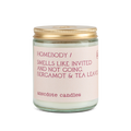 Homebody Candle (Bergamot & Tea Leaves) Candle: 7.8 oz glass jar